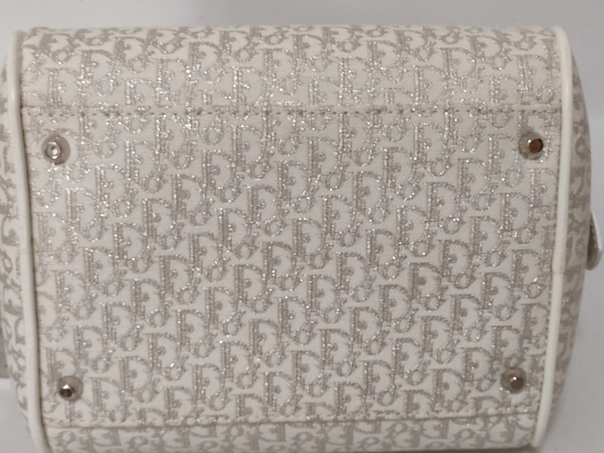 Dior Trotter Glitter Handbag with Dice Charm