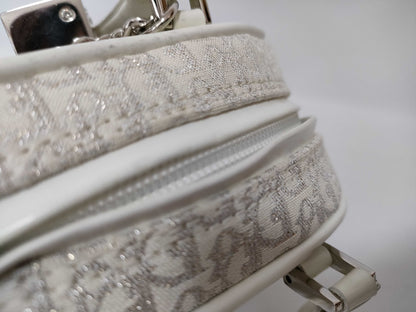 Dior Trotter Glitter Handbag with Dice Charm