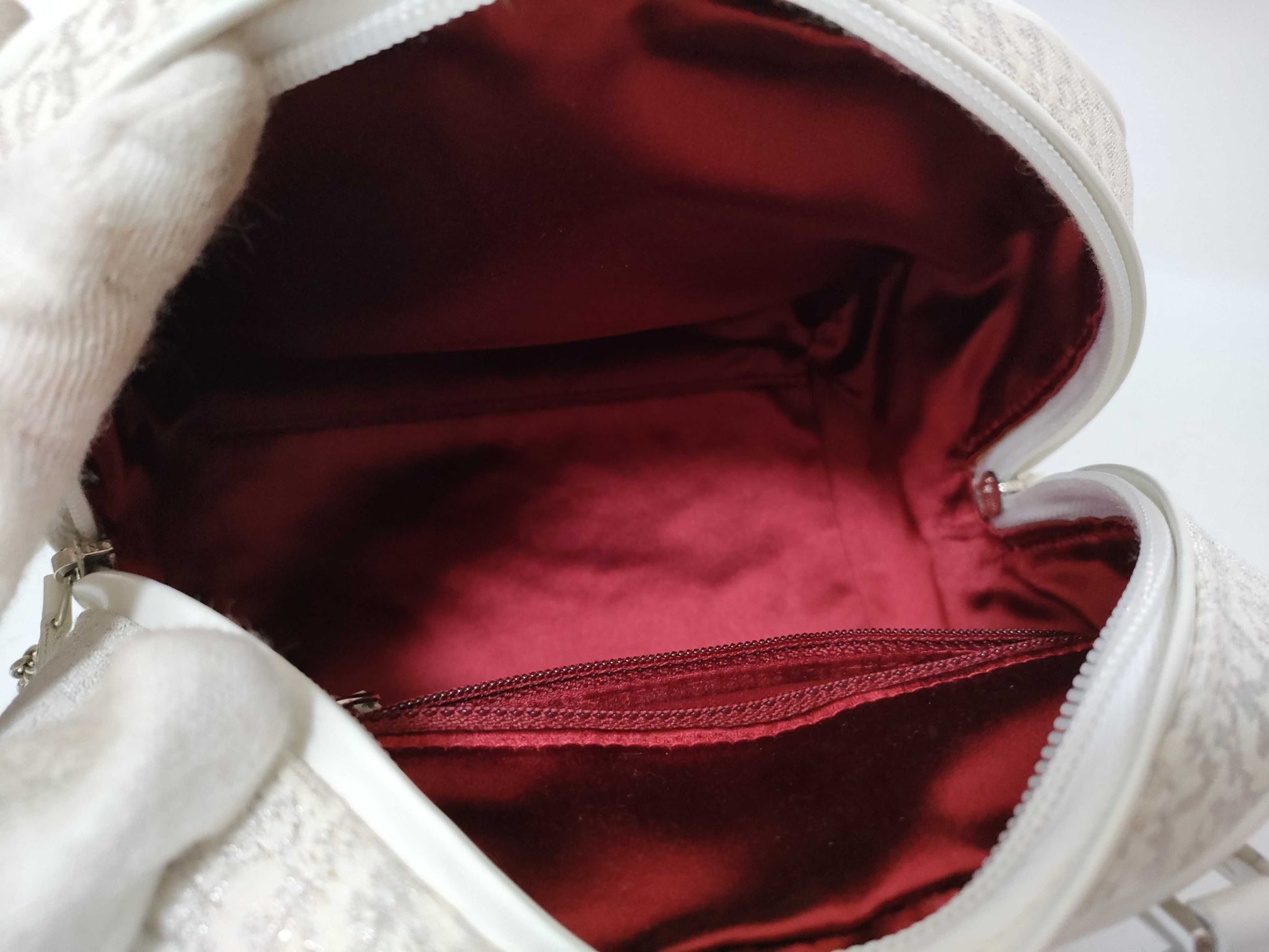 Dior Trotter Glitter Handbag with Dice Charm