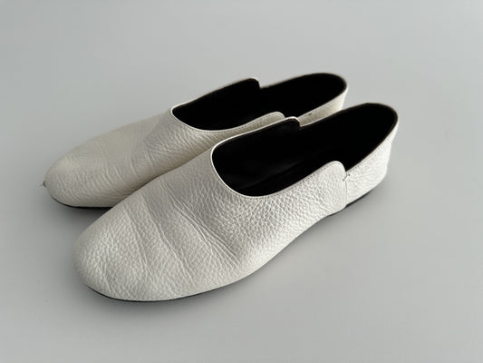 THE ROW Slip-on Shoes, White, Size 36, Other Shoes