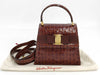 Salvatore Ferragamo Vara Ribbon Crocodile Handbag