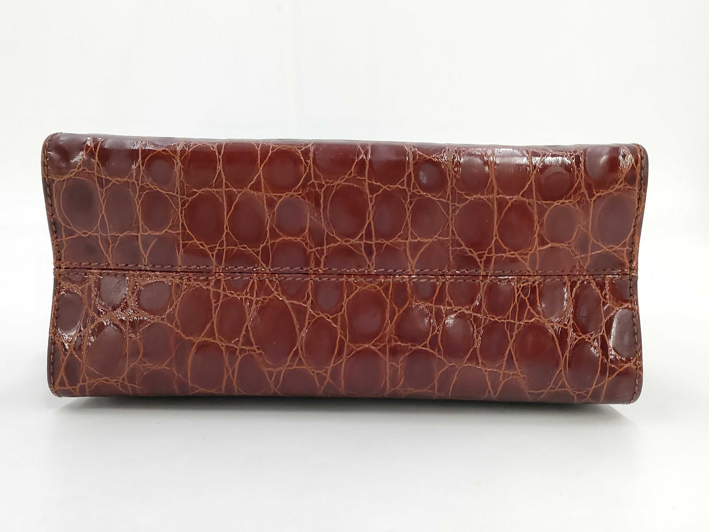 Salvatore Ferragamo Vara Ribbon Crocodile Handbag