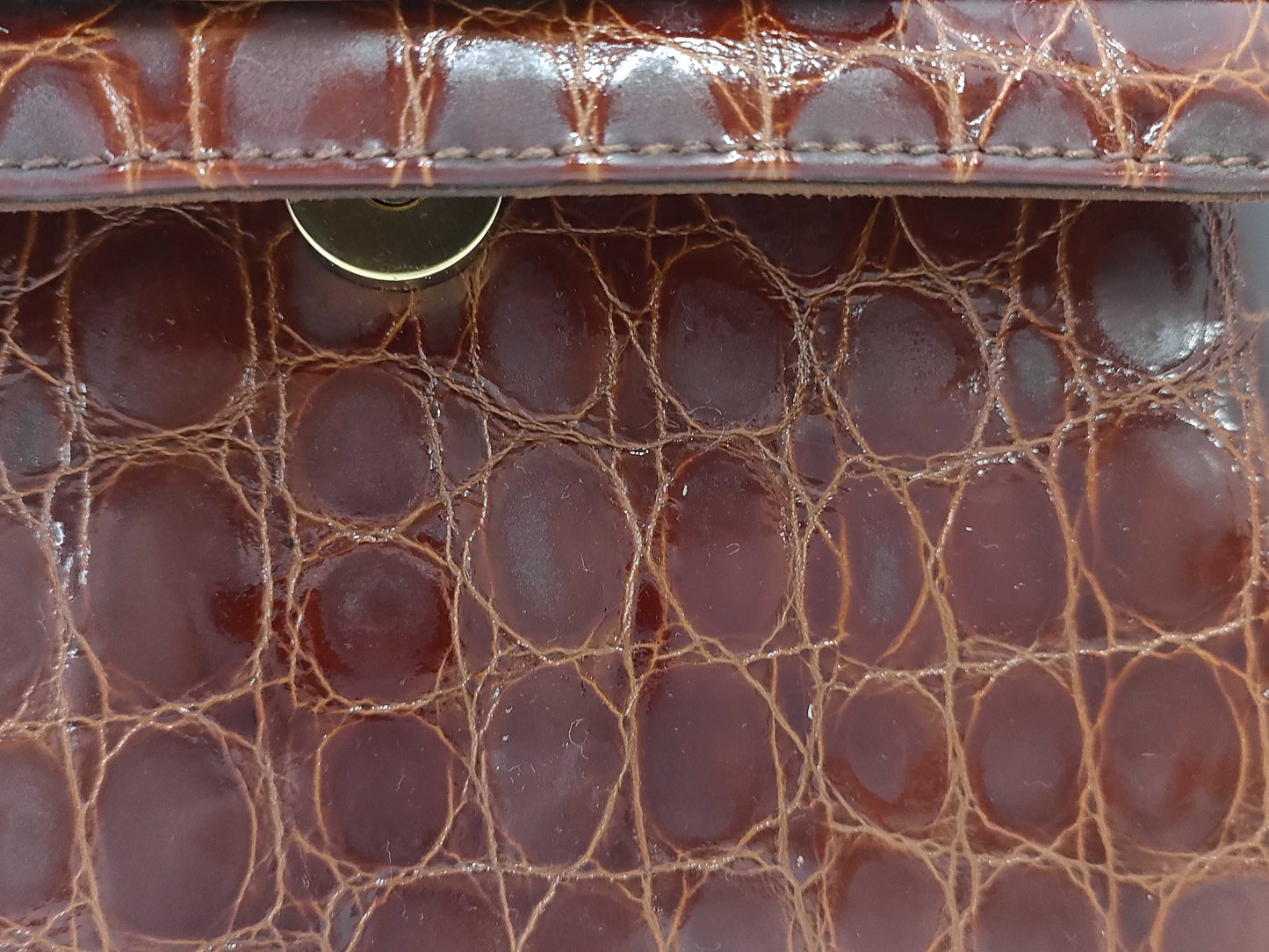 Salvatore Ferragamo Vara Ribbon Crocodile Handbag