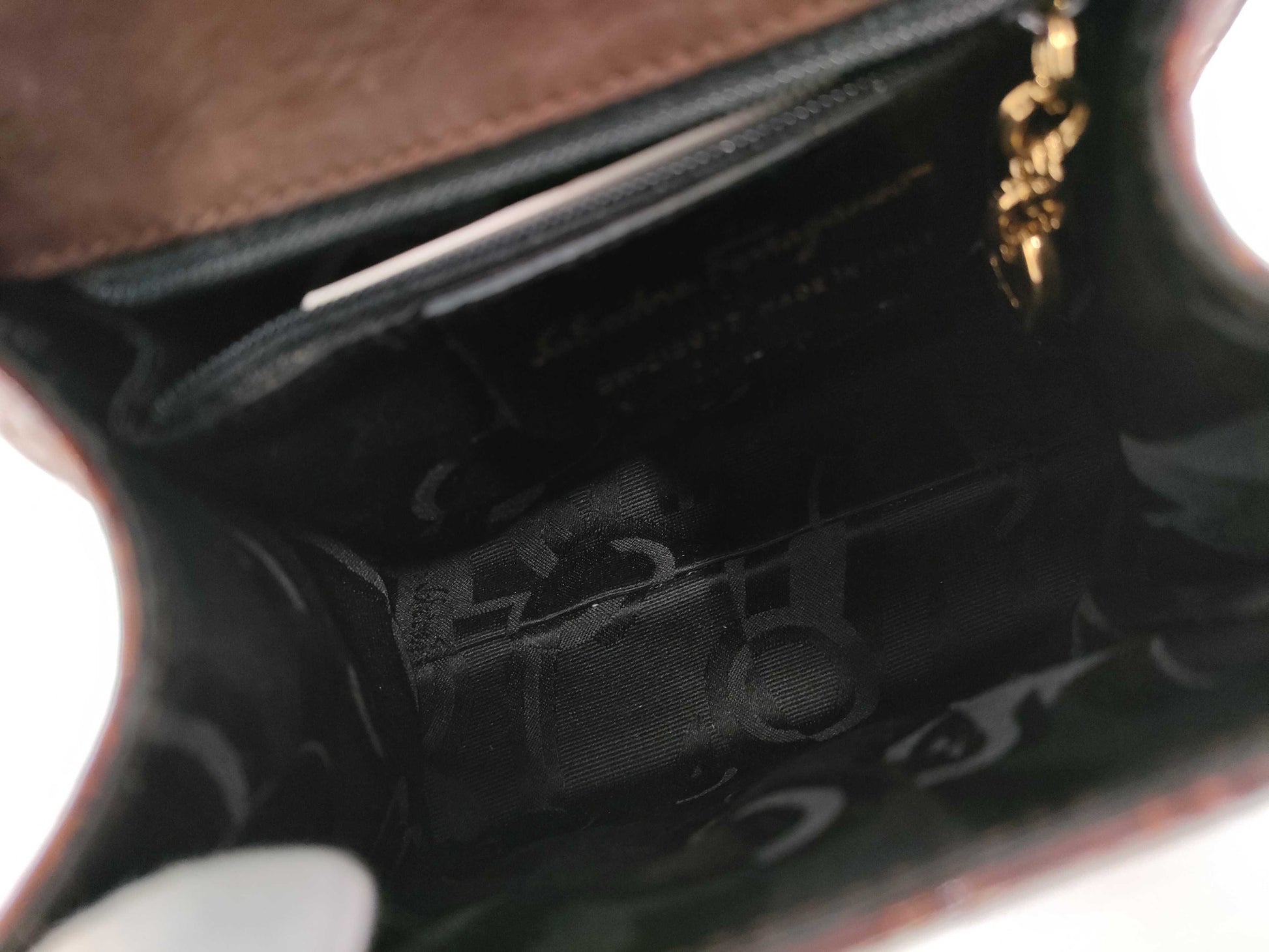 Salvatore Ferragamo Vara Ribbon Crocodile Handbag