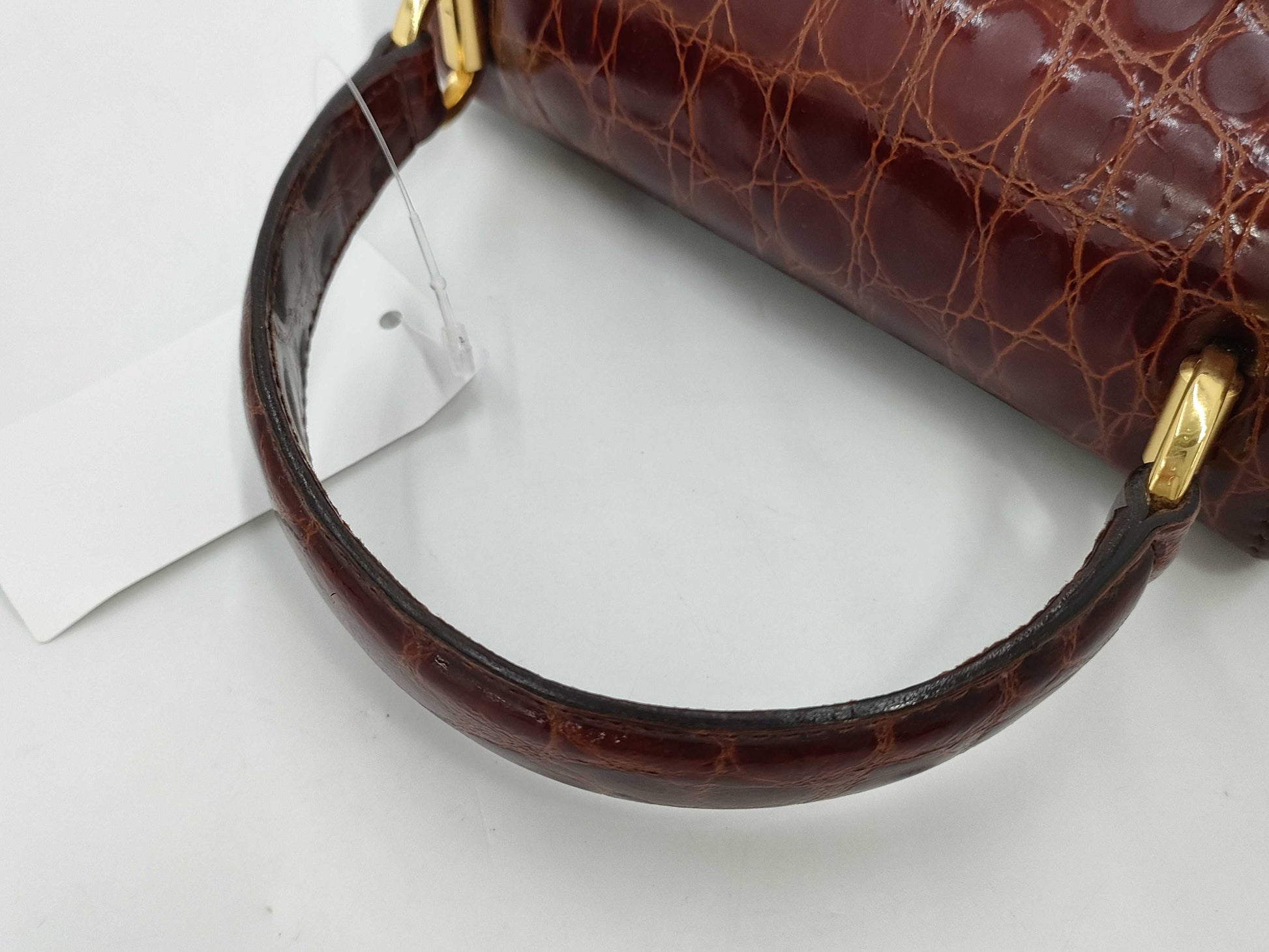 Salvatore Ferragamo Vara Ribbon Crocodile Handbag