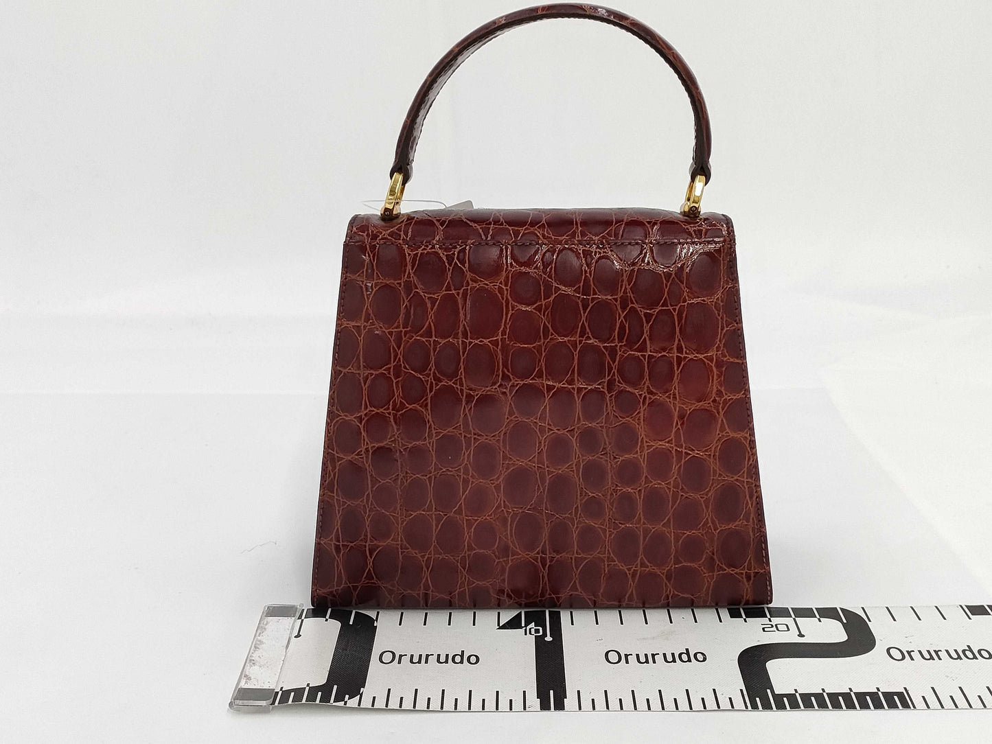 Salvatore Ferragamo Vara Ribbon Crocodile Handbag