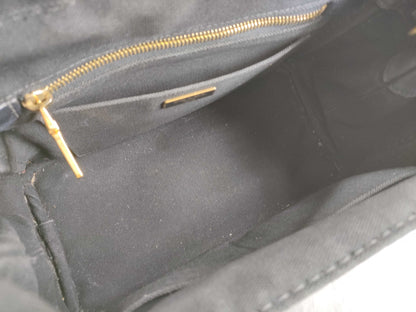 PRADA PRADA Canapa 2-way shoulder bag, black tote bag