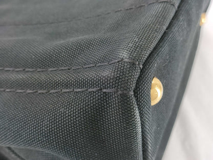 PRADA PRADA Canapa 2-way shoulder bag, black tote bag