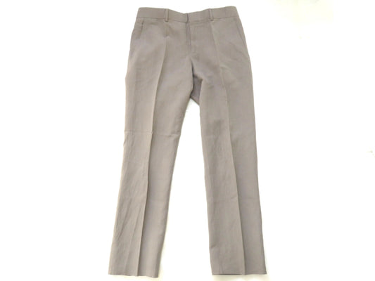 HERMES HERMES Linen Slacks Gray Size 40 Pants