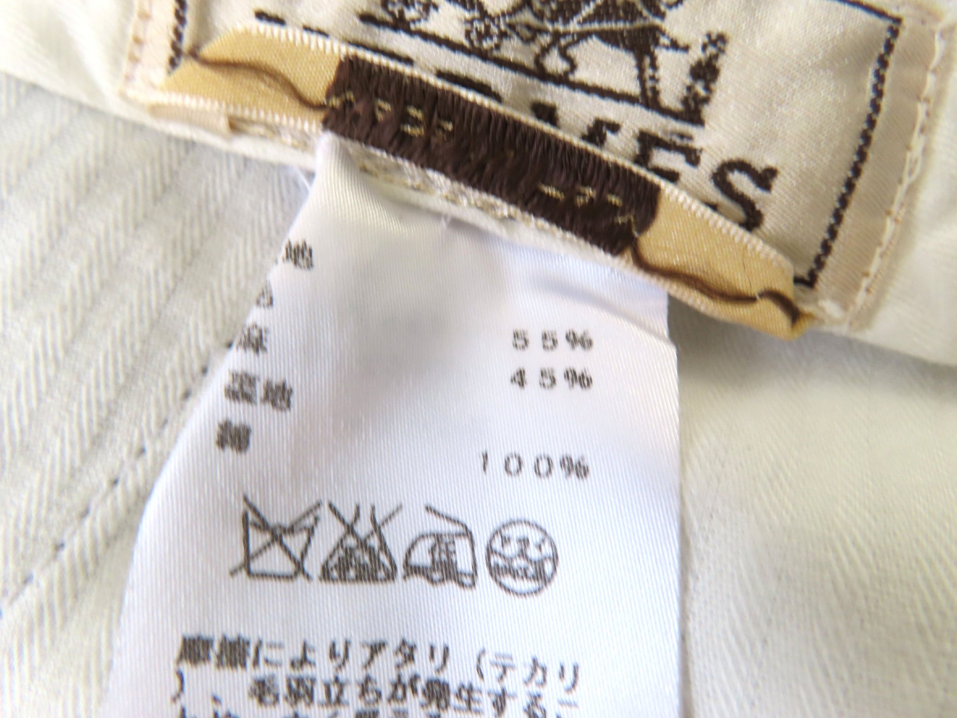 HERMES HERMES Linen Slacks Gray Size 40 Pants