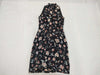 CHANEL CHANEL Floral Print Sleeveless Dress Silk Coco Mark Black Size 34 Dress