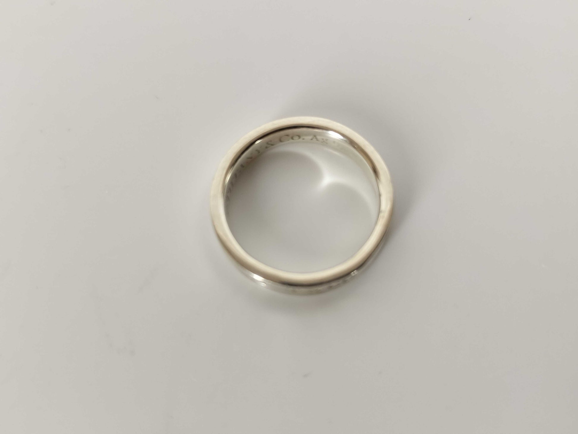 Tiffany & Co. Tiffany Ring Narrow 1837 Silver 925 Ring