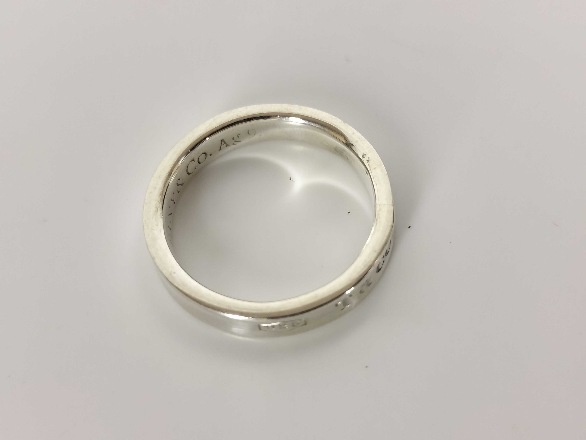 Tiffany & Co. Tiffany Ring Narrow 1837 Silver 925 Ring
