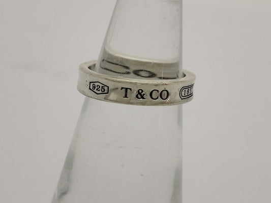 Tiffany & Co. Tiffany Ring Narrow 1837 Silver 925 Ring