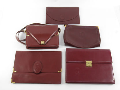 Cartier Must Cartier Clutch Bag Must Line 5-Piece Set Shoulder Bag