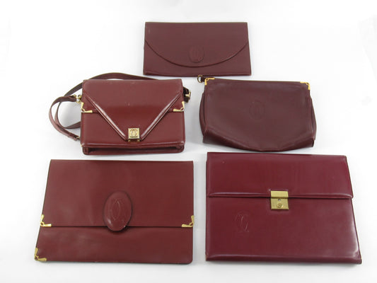 Cartier Must Cartier Clutch Bag Must Line 5-Piece Set Shoulder Bag