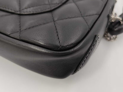 CHANEL Cambon Line Black Handbag