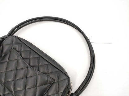 CHANEL Cambon Line Black Handbag