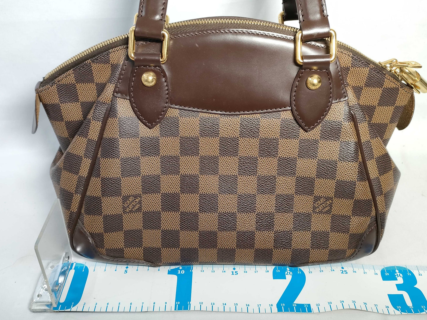 LOUIS VUITTON RFID verification failed. DU0190 Damier LOUIS VUITTON N41117 Damier Verona PM handbag.