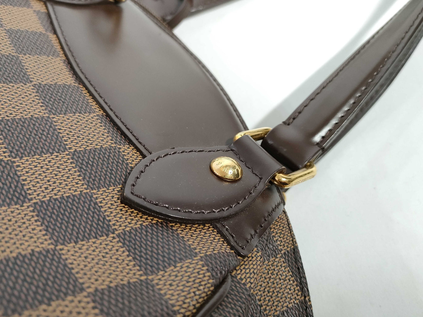 LOUIS VUITTON RFID verification failed. DU0190 Damier LOUIS VUITTON N41117 Damier Verona PM handbag.