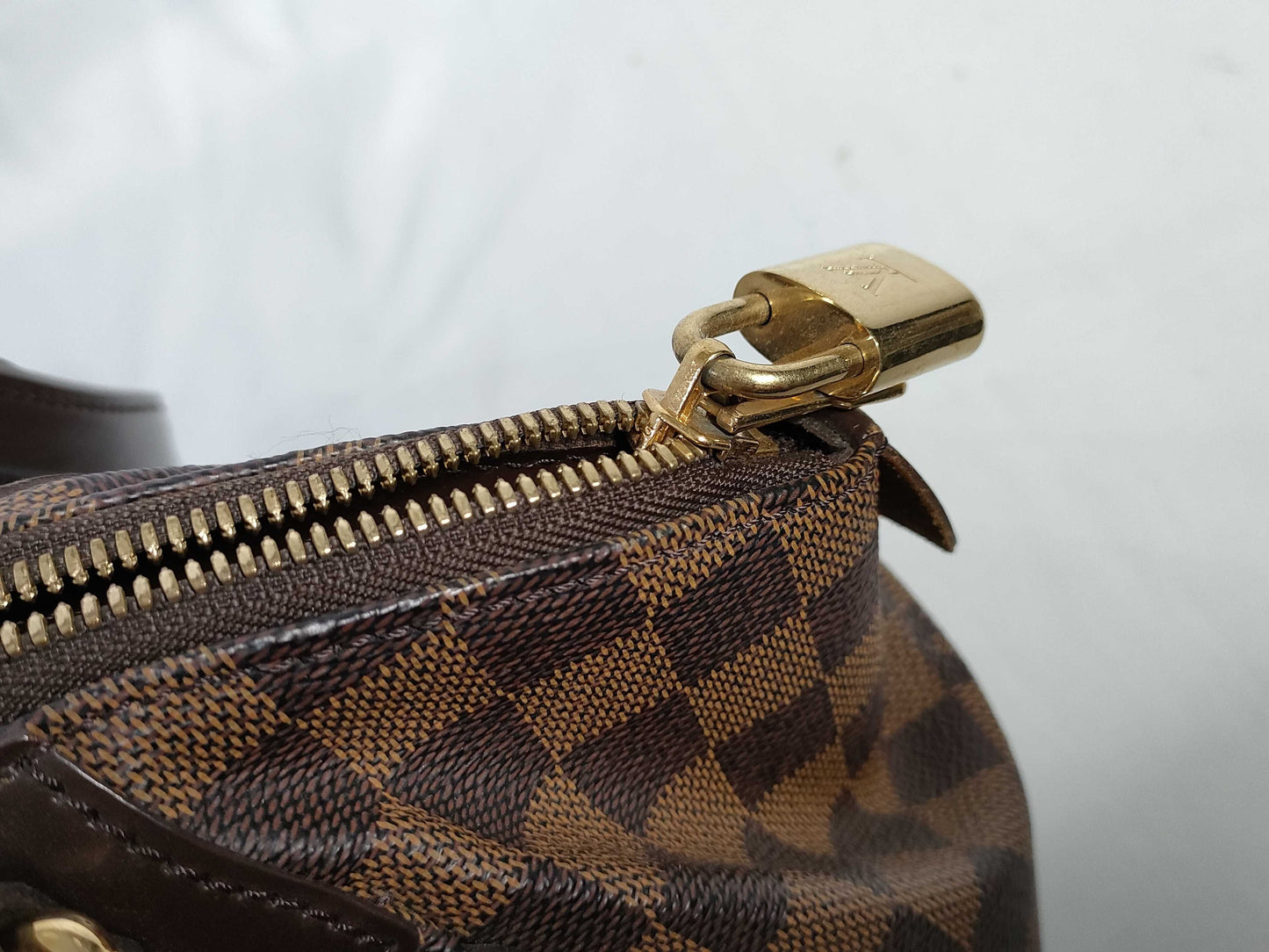 LOUIS VUITTON RFID verification failed. DU0190 Damier LOUIS VUITTON N41117 Damier Verona PM handbag.