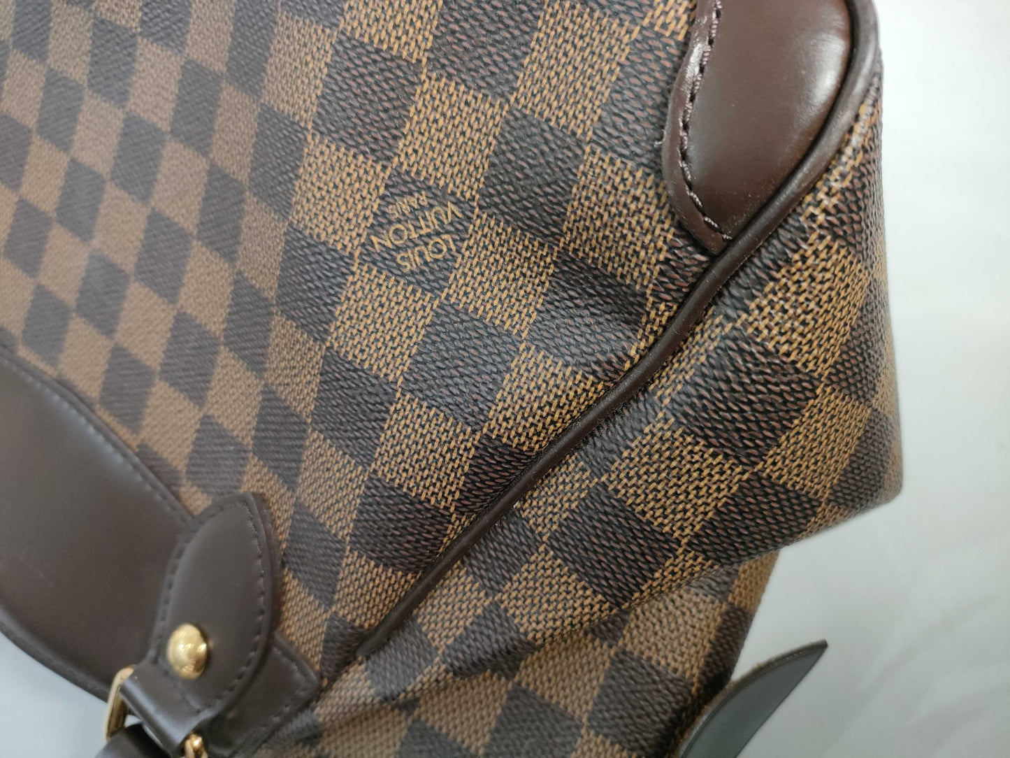 LOUIS VUITTON RFID verification failed. DU0190 Damier LOUIS VUITTON N41117 Damier Verona PM handbag.