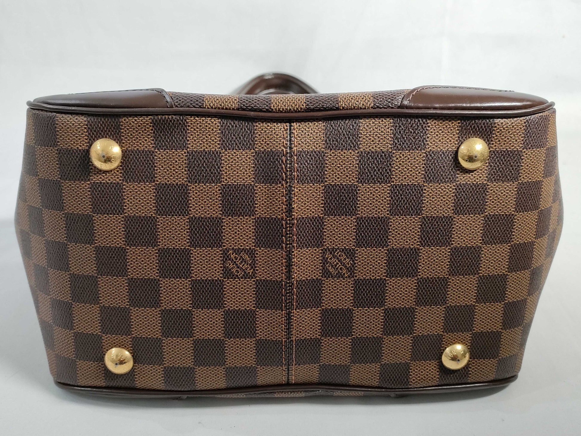LOUIS VUITTON RFID verification failed. DU0190 Damier LOUIS VUITTON N41117 Damier Verona PM handbag.