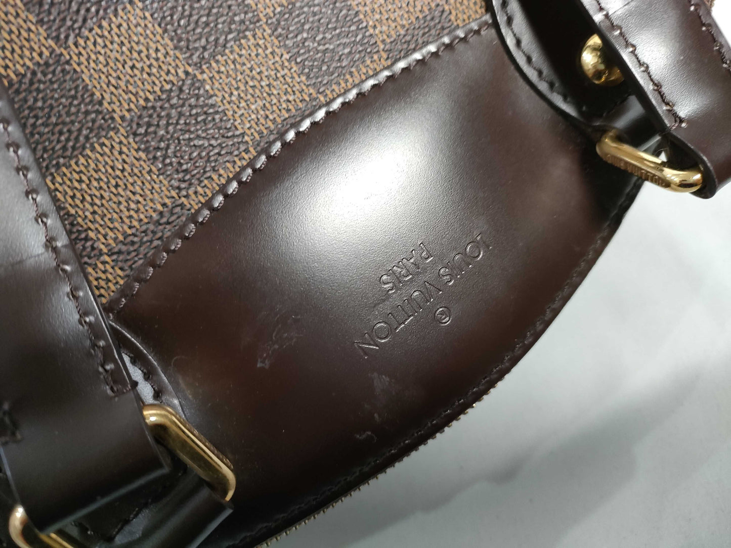 LOUIS VUITTON RFID verification failed. DU0190 Damier LOUIS VUITTON N41117 Damier Verona PM handbag.