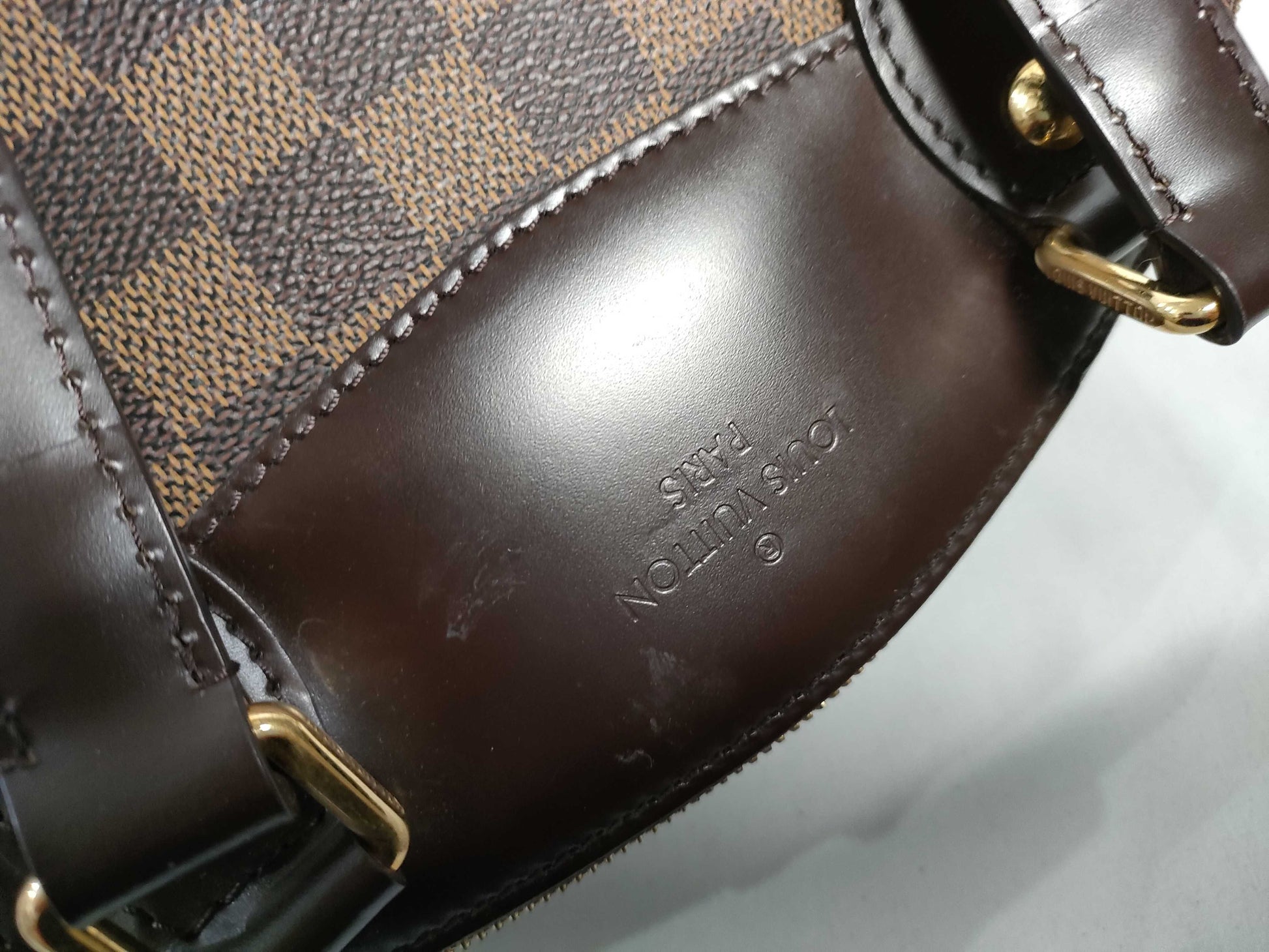 LOUIS VUITTON RFID verification failed. DU0190 Damier LOUIS VUITTON N41117 Damier Verona PM handbag.