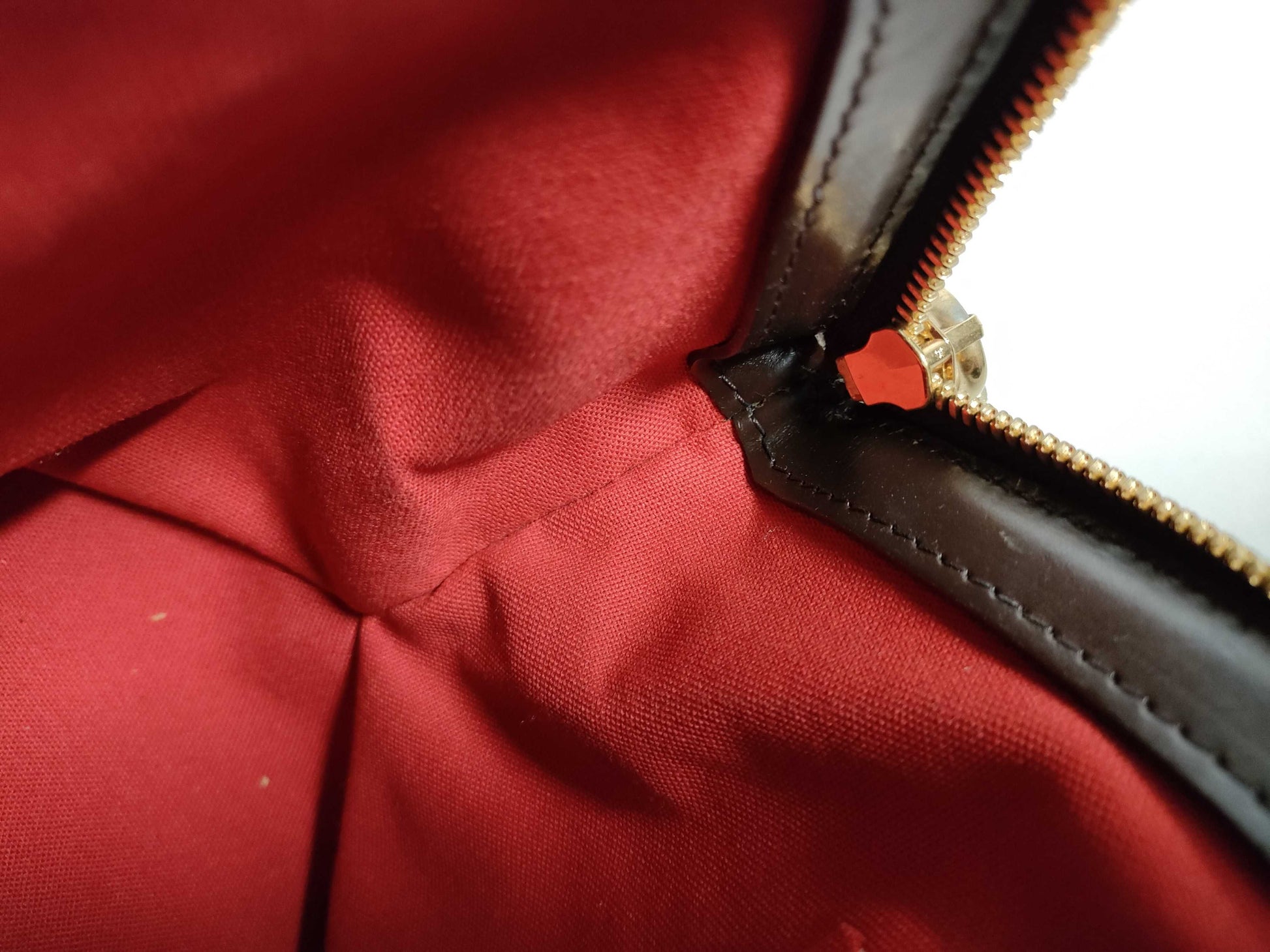 LOUIS VUITTON RFID verification failed. DU0190 Damier LOUIS VUITTON N41117 Damier Verona PM handbag.