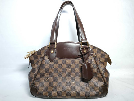 LOUIS VUITTON RFID verification failed. DU0190 Damier LOUIS VUITTON N41117 Damier Verona PM handbag.