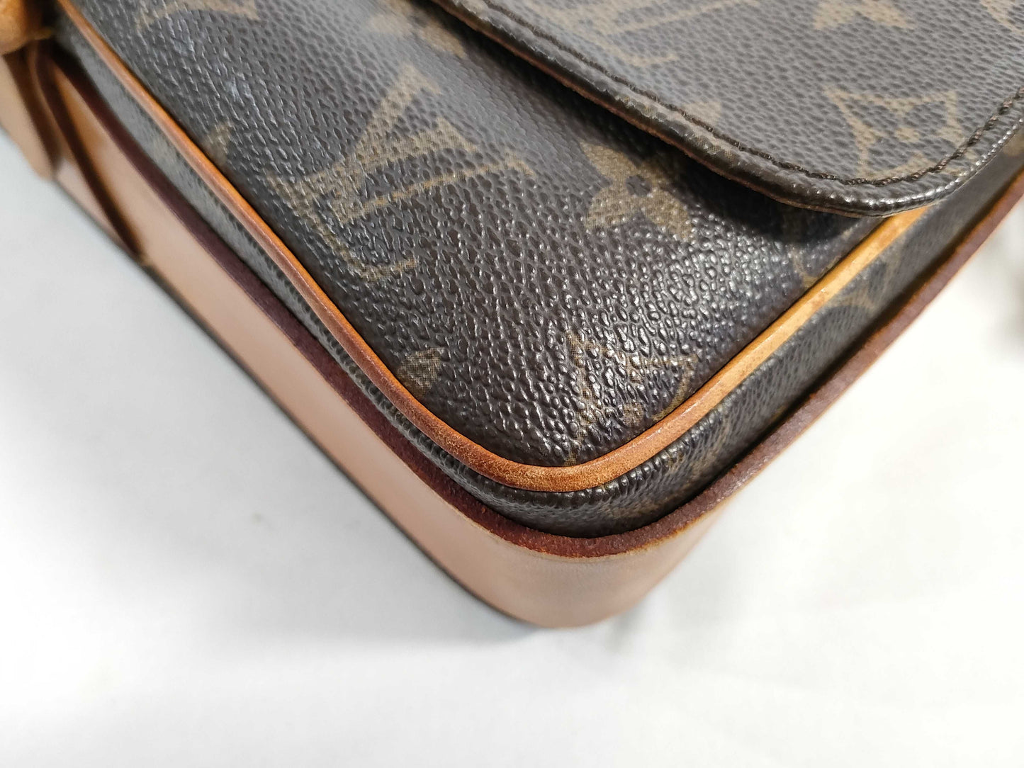 LOUIS VUITTON RFID verification failed. 862SL Monogram LOUIS VUITTON Plan Soleil Cabas PM Handbag VI0120 Shoulder Bag