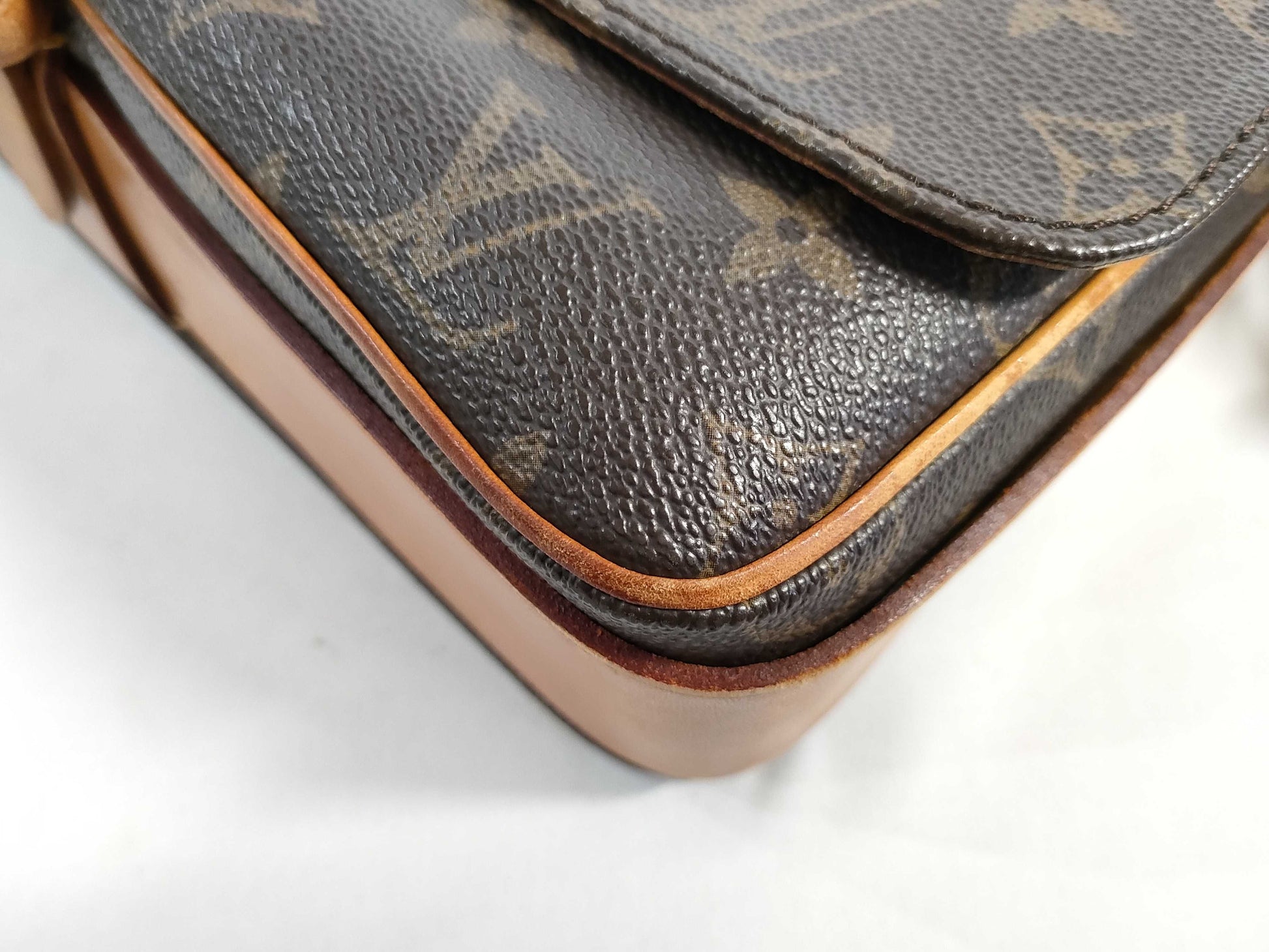 LOUIS VUITTON RFID verification failed. 862SL Monogram LOUIS VUITTON Plan Soleil Cabas PM Handbag VI0120 Shoulder Bag