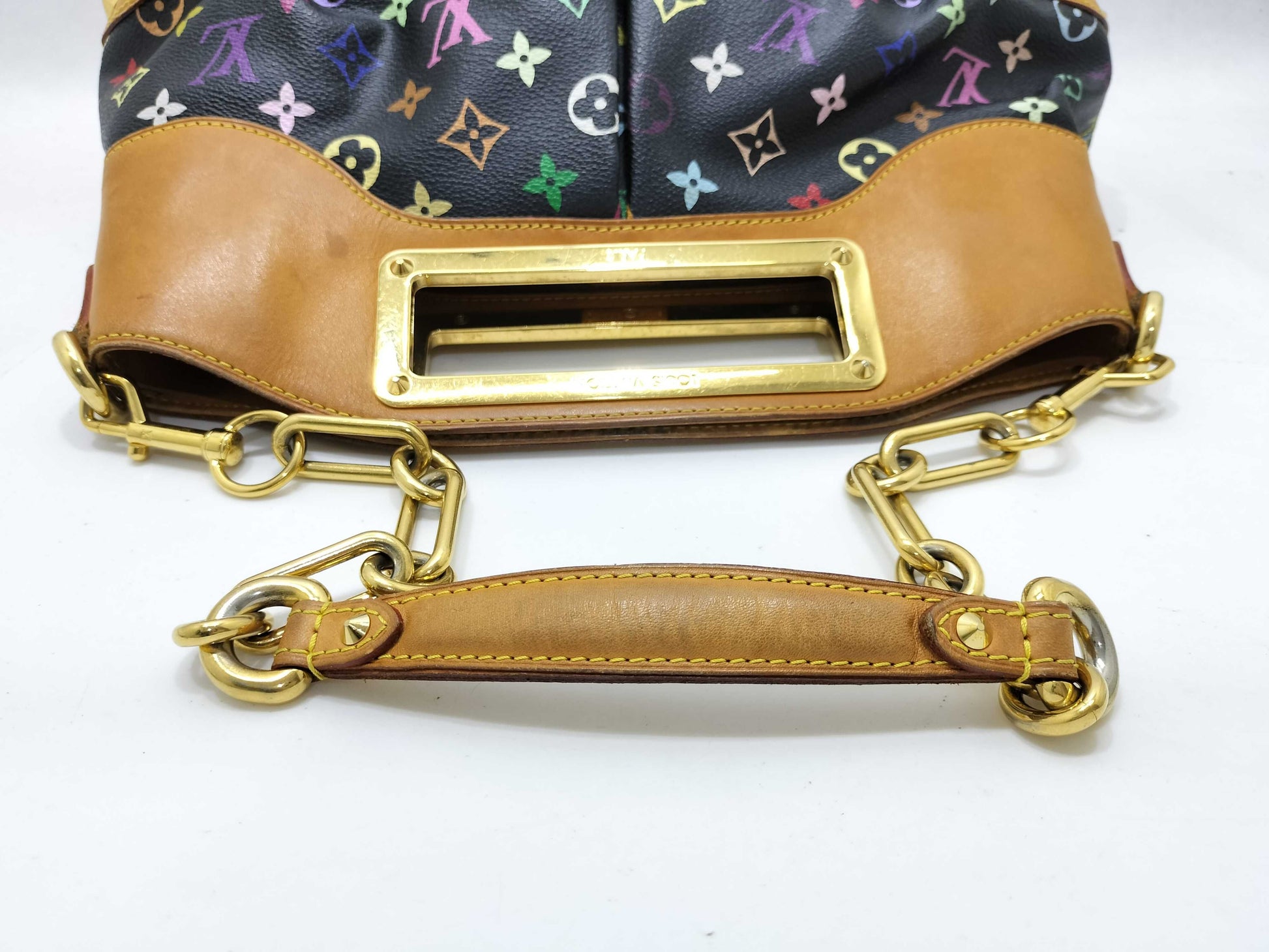 LOUIS VUITTON TR0131 Monogram Multicolor LOUIS VUITTON Multicolor Noir Judy MM Shoulder Bag TR0131 Handbag