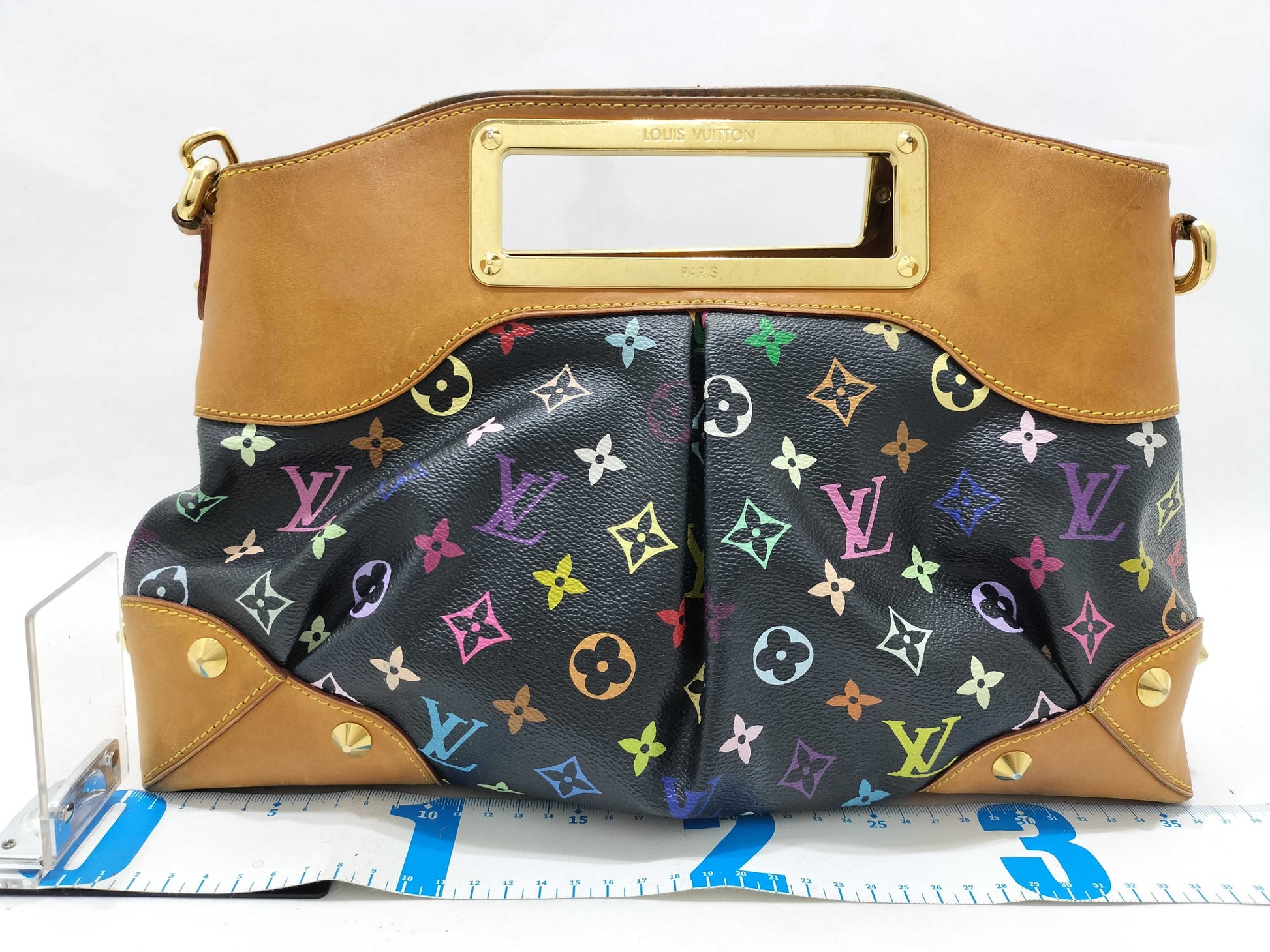 LOUIS VUITTON TR0131 Monogram Multicolor LOUIS VUITTON Multicolor Noir Judy MM Shoulder Bag TR0131 Handbag