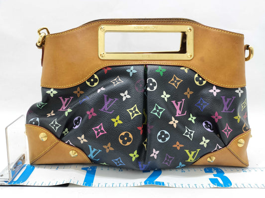 LOUIS VUITTON TR0131 Monogram Multicolor LOUIS VUITTON Multicolor Noir Judy MM Shoulder Bag TR0131 Handbag