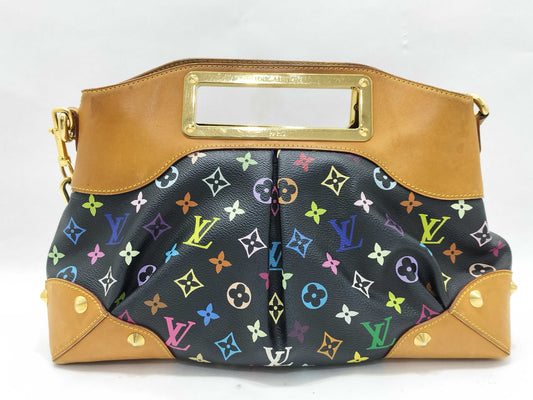 LOUIS VUITTON TR0131 Monogram Multicolor LOUIS VUITTON Multicolor Noir Judy MM Shoulder Bag TR0131 Handbag