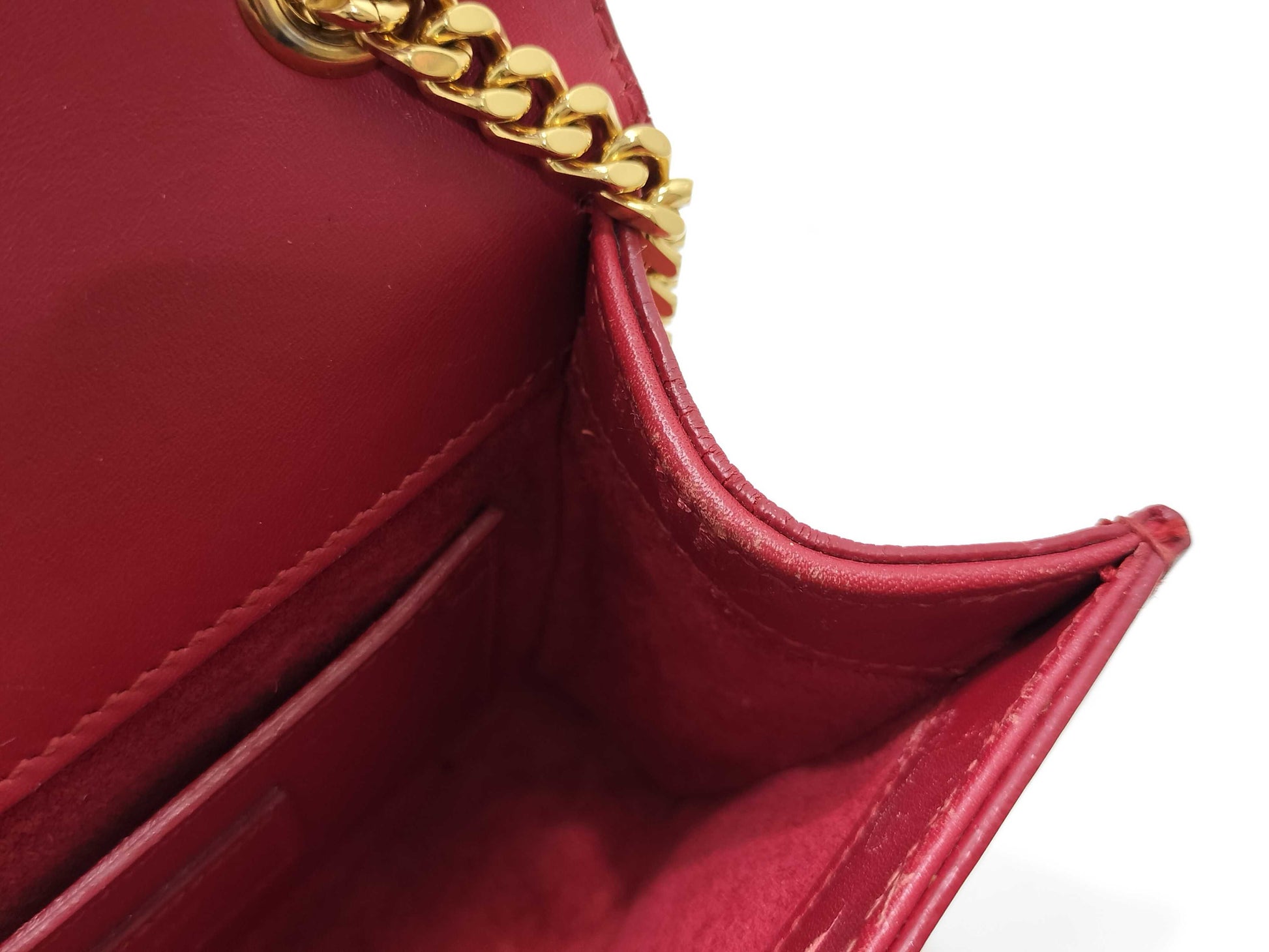 SAINT LAURENT Kate Leather Chain Shoulder Bag