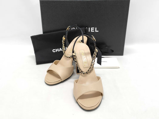 CHANEL CHANEL Chanel Pumps Sandals Mules Size 34.5 Sandals