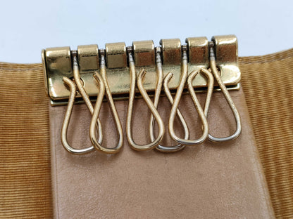 CHANEL Caviar Skin 6-Key Case Key Case/Key Holder