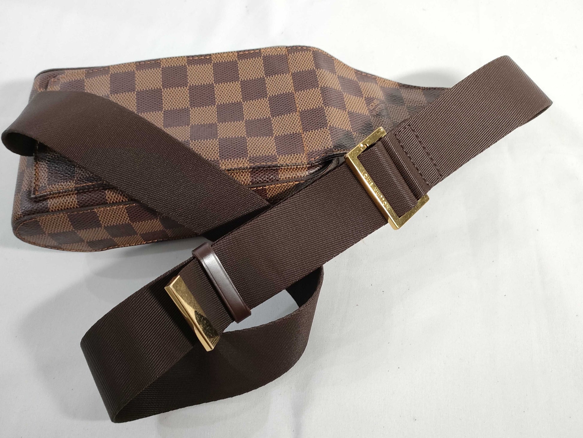 LOUIS VUITTON RFID verification not possible CA0074 Damier Louis Vuitton Damier Damier Geronimos body bag shoulder bag