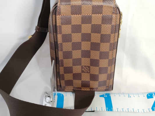 LOUIS VUITTON RFID verification not possible CA0074 Damier Louis Vuitton Damier Damier Geronimos body bag shoulder bag