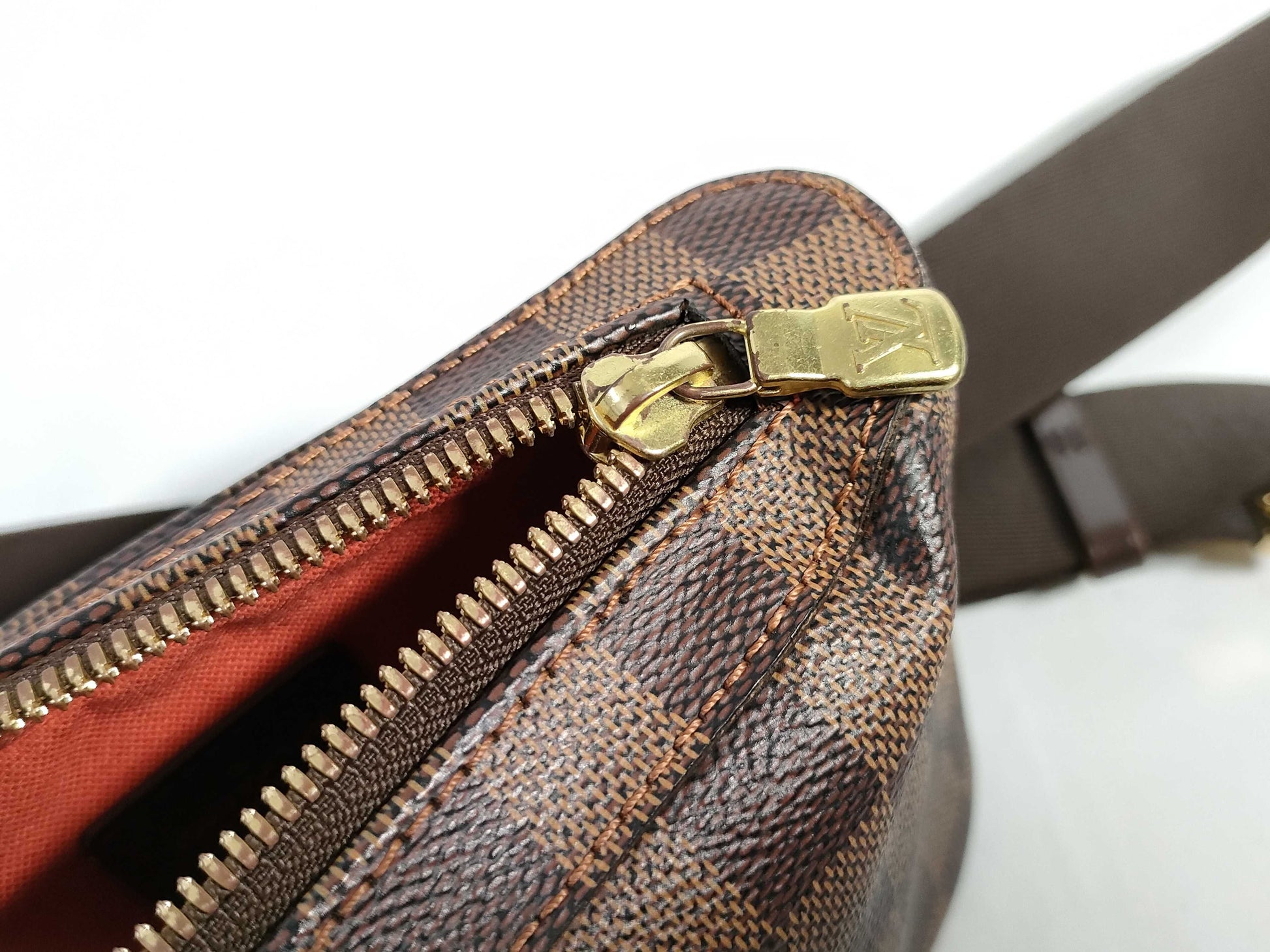 LOUIS VUITTON RFID verification not possible CA0074 Damier Louis Vuitton Damier Damier Geronimos body bag shoulder bag