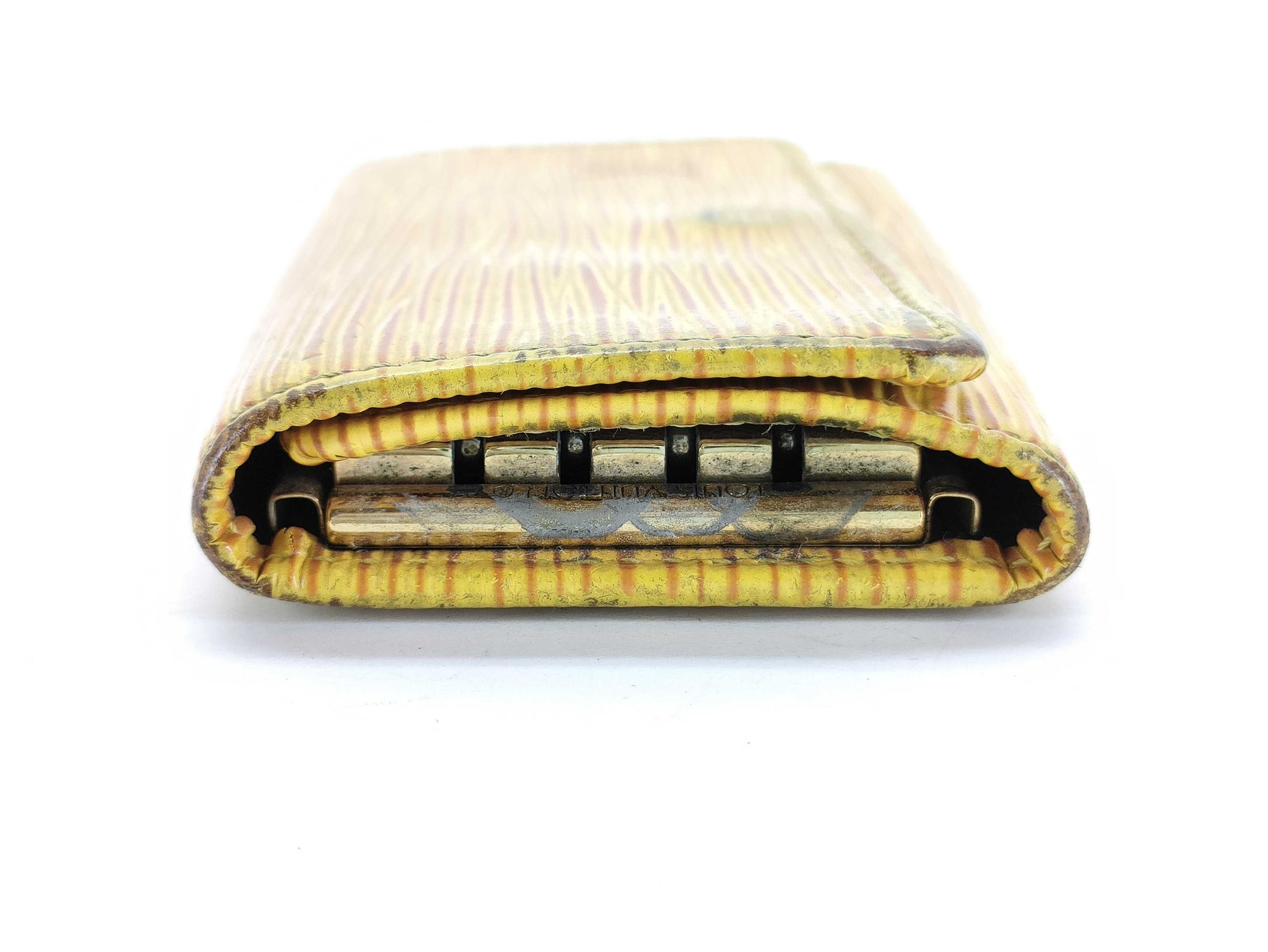 LOUIS VUITTON RFID Unverifiable CA0012 Epi Louis Vuitton 4-Ring Key Case/Key Holder