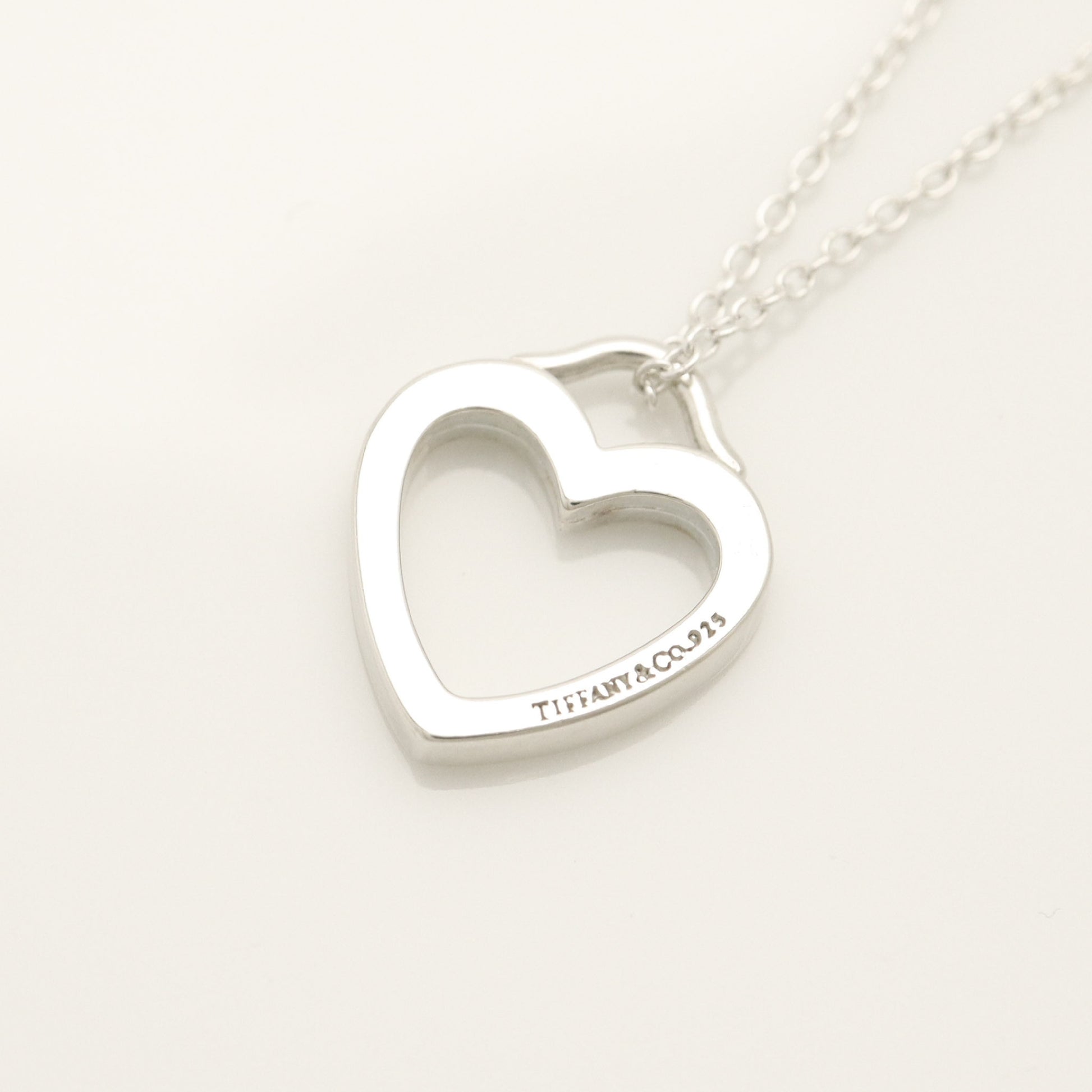 Tiffany & Co. Sentimental Heart Necklace Pendant, Sterling Silver , Weight: 2.68g