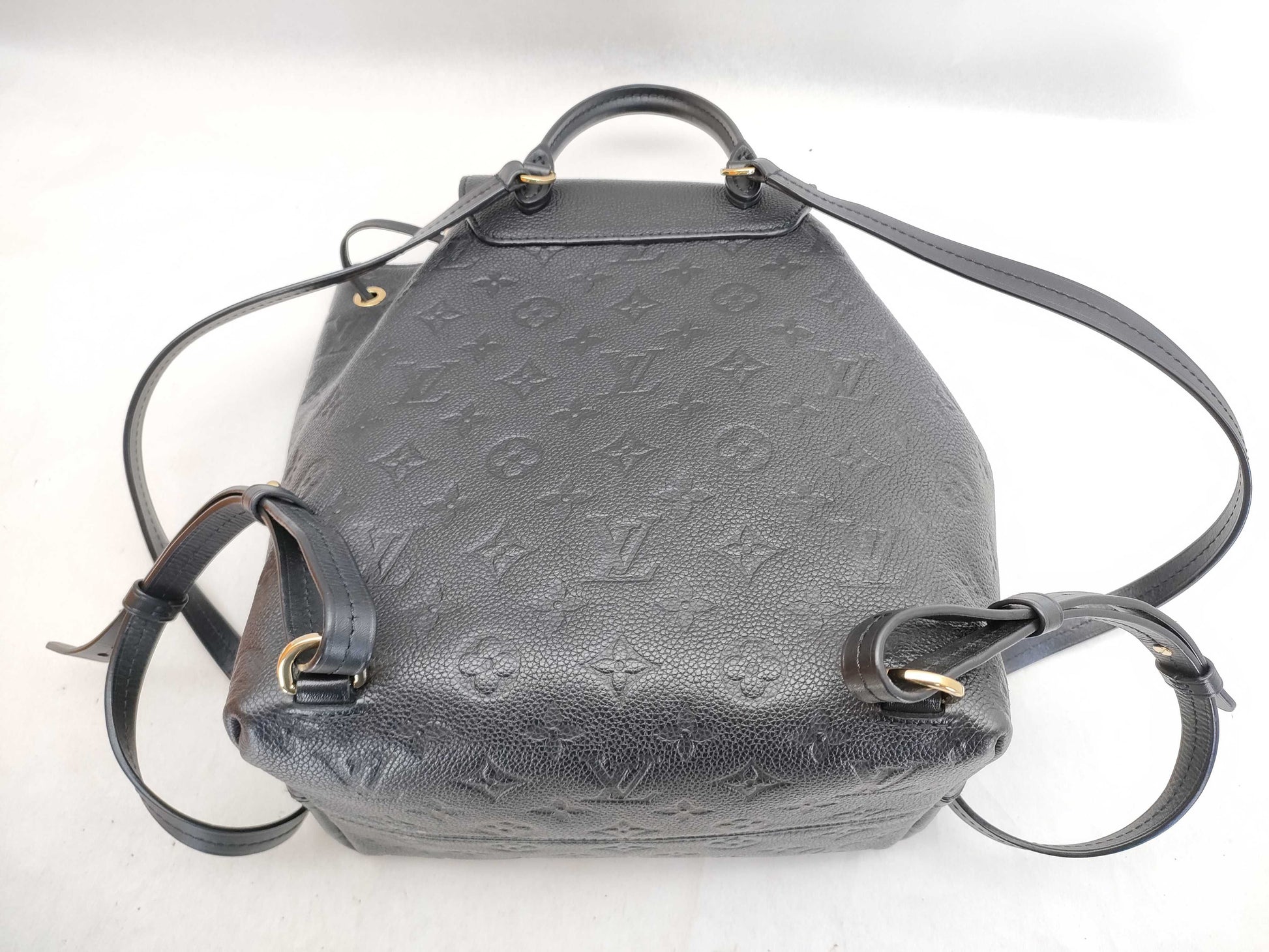 LOUIS VUITTON RFID verification failed. Serial number verification failed. Monogram Empreinte Montsouris PM M45205 backpack.