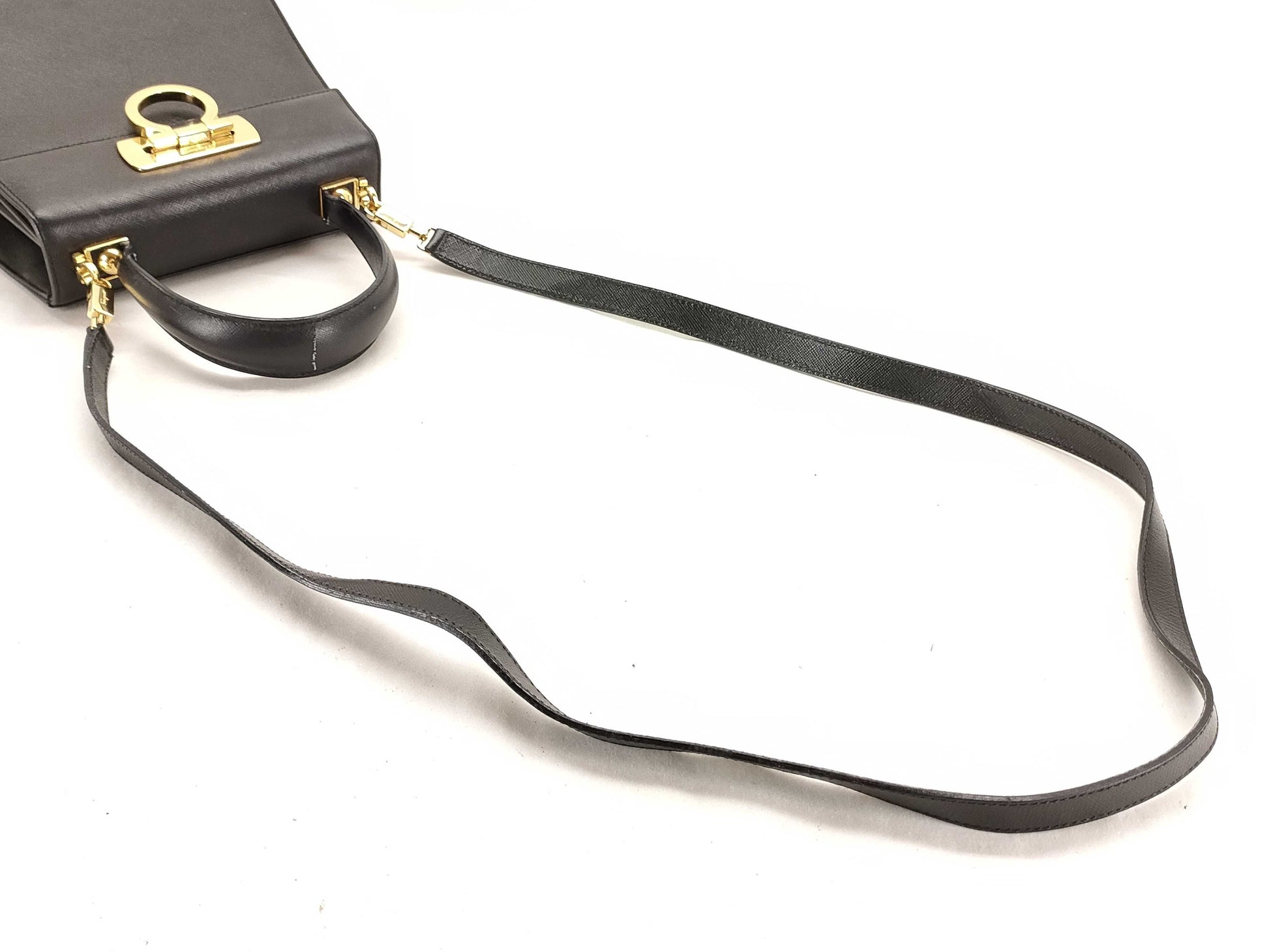Salvatore Ferragamo Gancini 2-Way Handbag Gancini Handbag