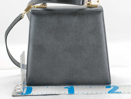 Salvatore Ferragamo Gancini 2-Way Handbag Gancini Handbag