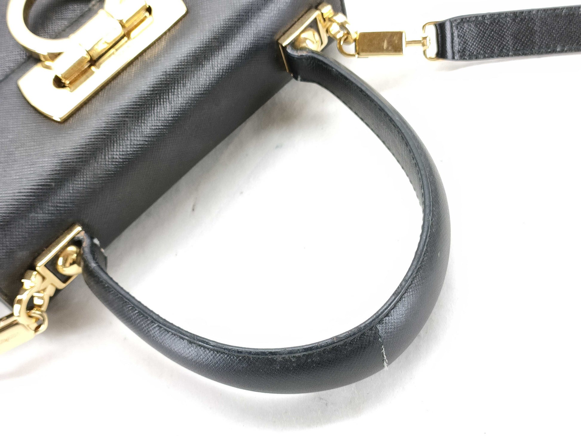 Salvatore Ferragamo Gancini 2-Way Handbag Gancini Handbag