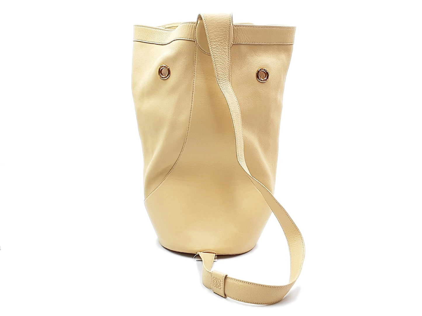 LOEWE Anton Gold Hardware Leather Shoulder Bag